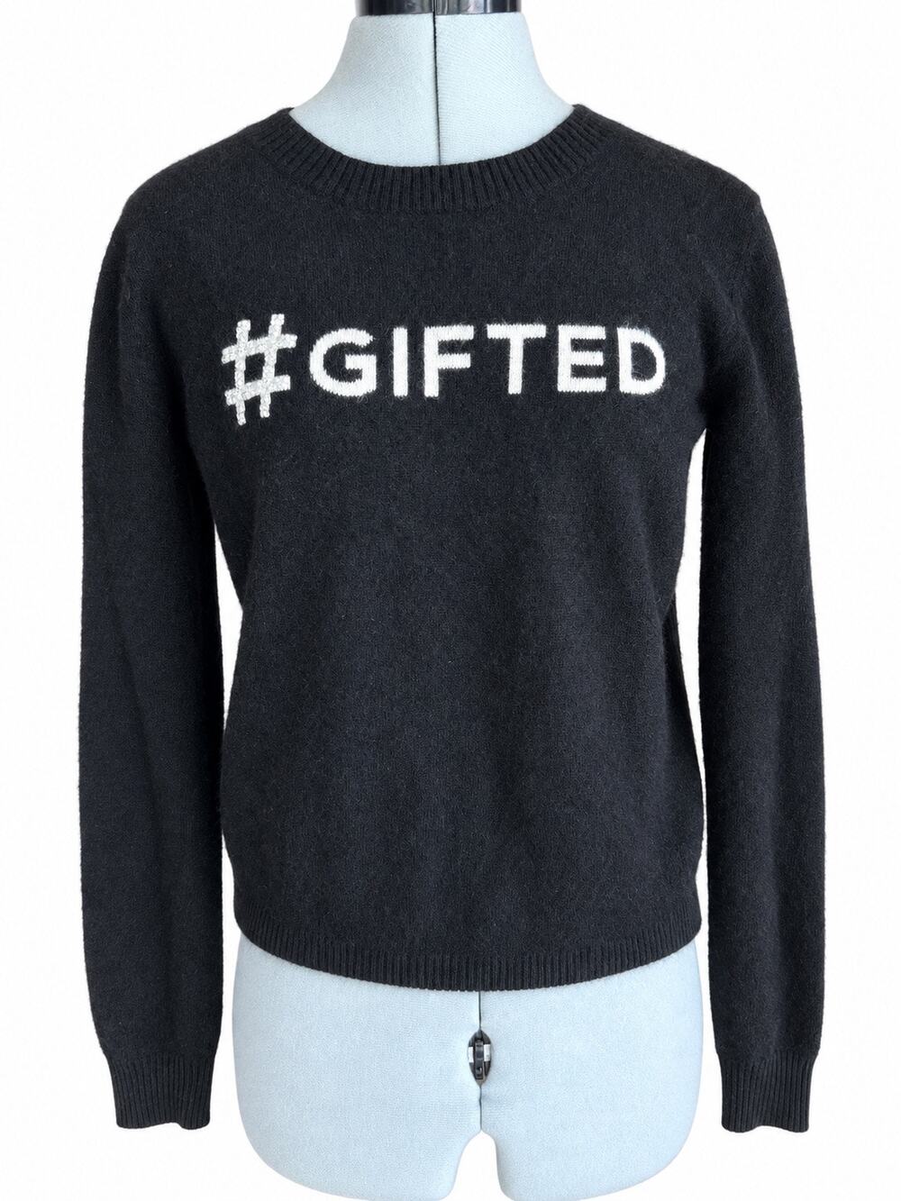 Milly Cashmere #GIFTED Crystal Embellished Sweater